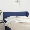 Vidaxl Wingback Headboard, Blue, 147X23X78/88 Cm, Fabric