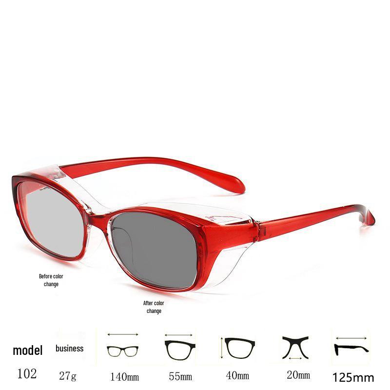 New Anti-Pollen Silicone Ring Polarized Photochromic UV Protection Anti-Fog Sunglasses