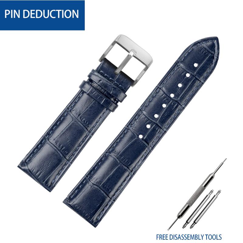 

19mm 20mm 21mm 22mm 23mm Cowhide Leather For Casio MTP1375/1374/1183/1303/1370 MDV106 Wwordfish Strap Leather Men s Bracelet 12mm