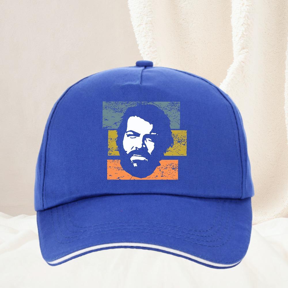 Pekný Unisex Rerro Bud Spencer klobúk Unisex Harajuku Fitness športové klobúky Terence Hill Klobúky Letná TV Harajuku Baseballová čiapka