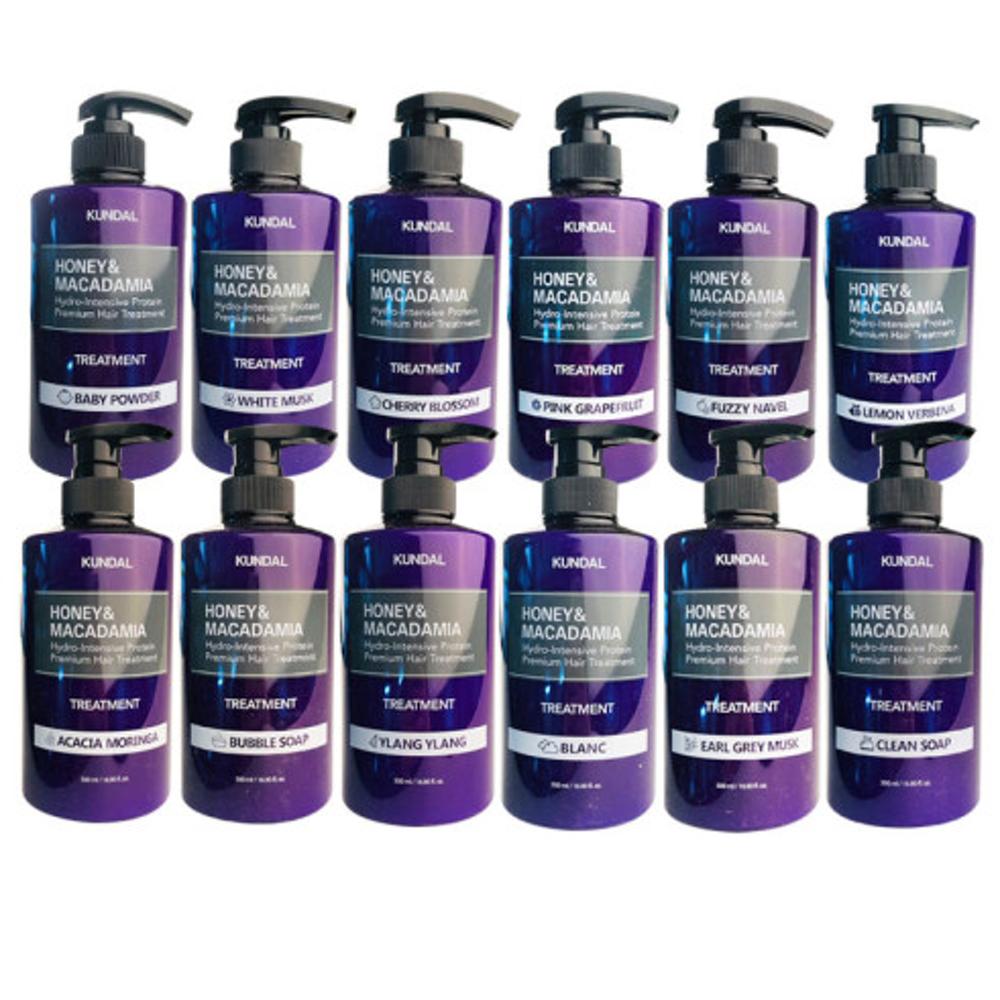 KUNDAL Proteinbehandlung Acacia Moringa 500ml, koreanische Kosmetik mit gutem Duft