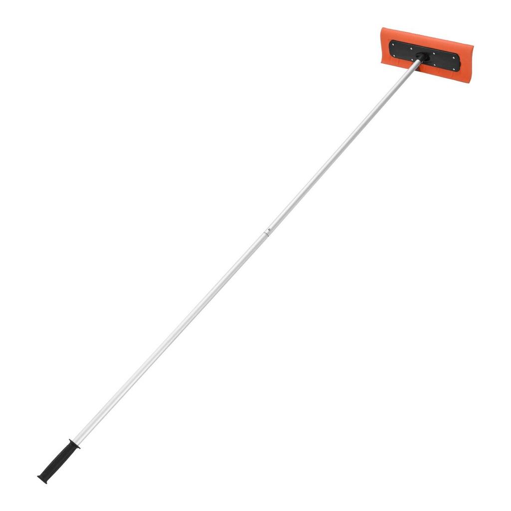 Snow Roof Rake, 45cm Foam Blade, 2.25-5.62 m Adjustable Roof Snow Scraper, Extension Tubes & Non-Slip Handle, Lightweight Snows Removal Tool for House