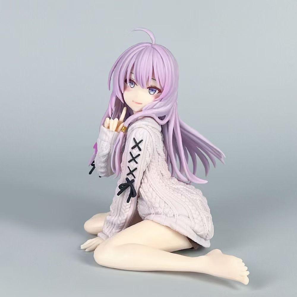

Anime The Journey of Elaina Figure Knit Gown Witch Elaina Action Figure PVC Collection Model Doll Playthings designed for Xmas Gifts