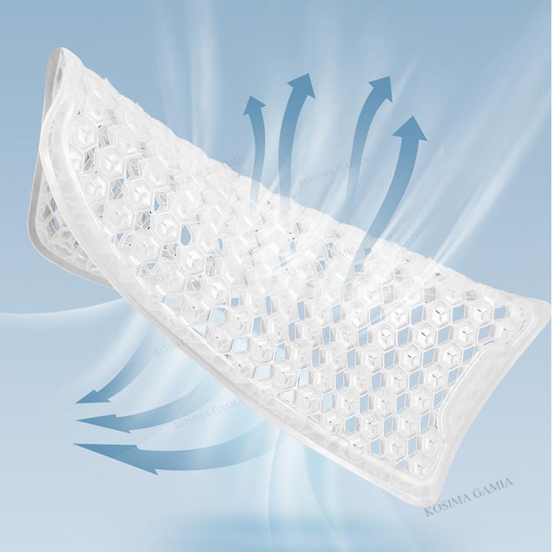 Honeycomb Gel Car Cushion Breathable Soft Easy Clean Elastic Seat Pad Provides Comfortable Support For Driving Office Chair