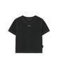 1993STUDIO Reverse Stitch Crop T-Shirt_Charcoal