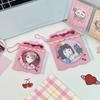 Forme de Pudding Ita Bag Étui à Épingles Protège-Badges Étui Transparent Pour Badges d'Anime Pins Décoration Accessoires de Sac Ita Dessin Animé