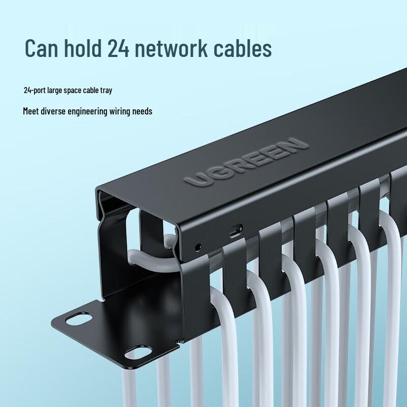 Ugreen 24-Port Network Cable Management Rack