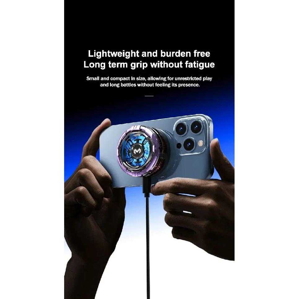 MEMO NEW CX08-AI Mobile Phone Frozen PUBG Game Cooler Semiconductor Magnetic Backclip Cooling Radiator for IOS Android Universal