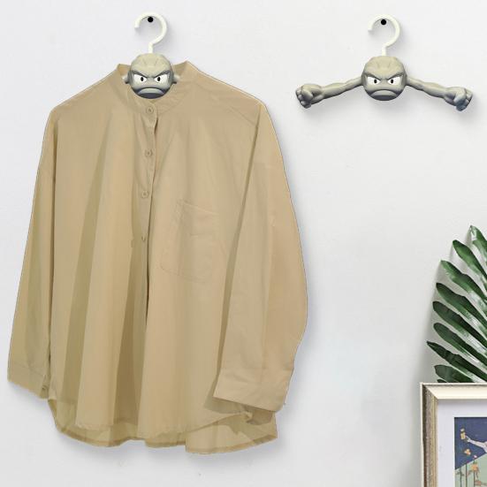 Wieszak na ubrania z kamienia drukowany 3D Wytrzymały Antypoślizgowy Dekoracyjny Mały Kreskówkowy Kamień Szafa Szafa Kurtka Spodnie Spodnie Suszarka do ubrań Stojak do wieszania