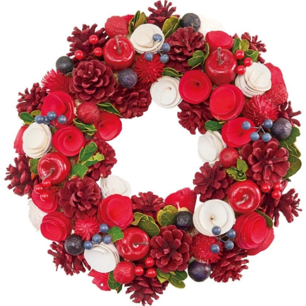 Foyer Wreath Red Corn Apple RB Berries M 8425113