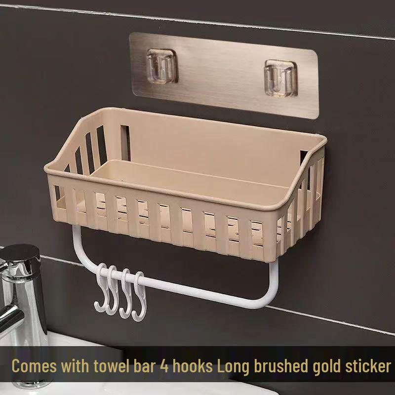 LIEI No-Punch Wall-Mounted Storage Rack