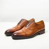 New Style Soft Soled Business Formal Shoes For Men Genuine Leather Pointed Toe Lace Up Shoes Elegant Wedding Party Oxfords Shoes