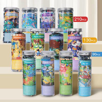 90-elementowe Drewniane Puzzle Kreskówkowe Zwierzęta Samochód Litera Wzór Liczby Puzzle Gra Edukacyjna Zabawka do Nauki dla Dzieci