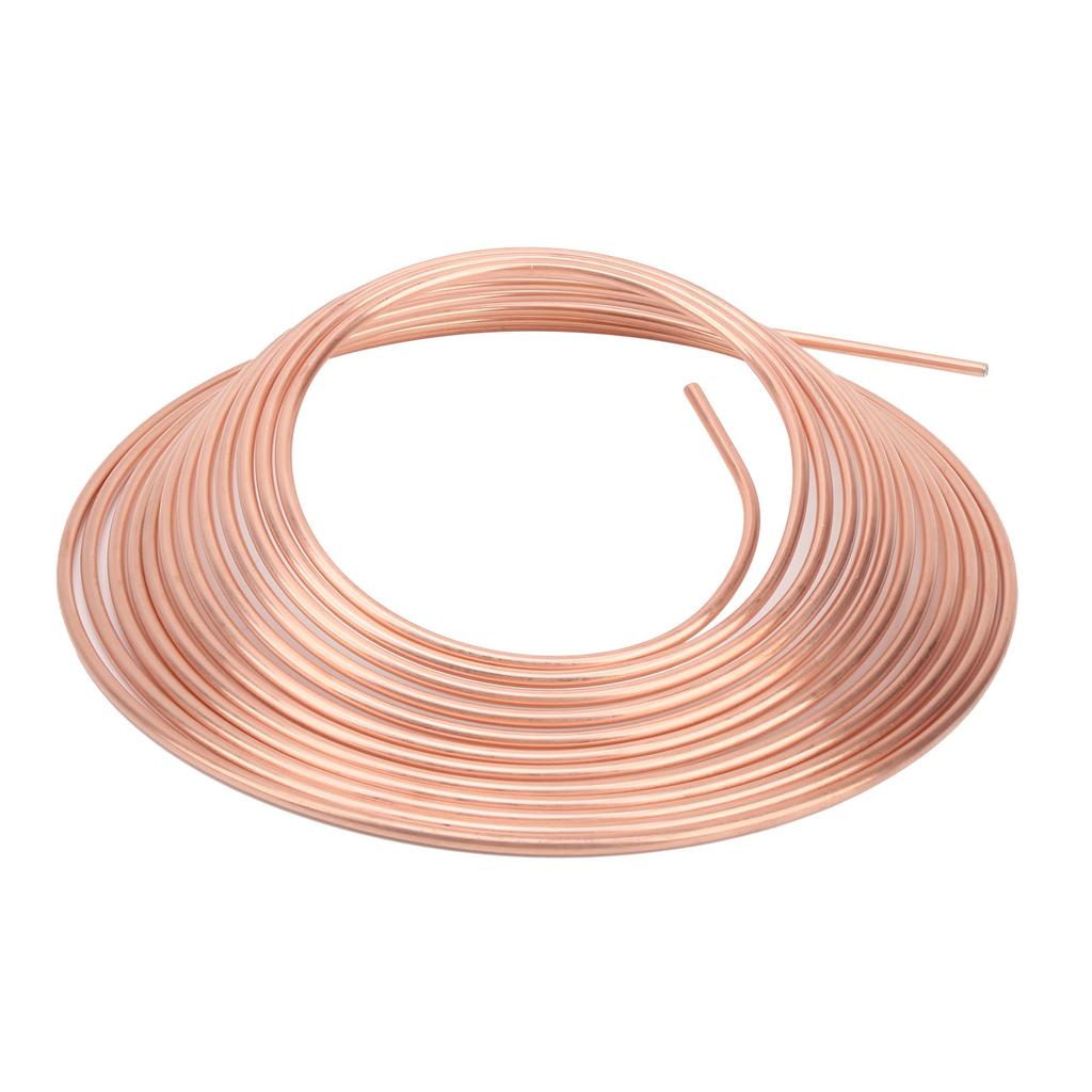 316in OD 25ft Copper Nickel Brake Line Tubing Kit Coil and Fitting Perfect Flexibility
