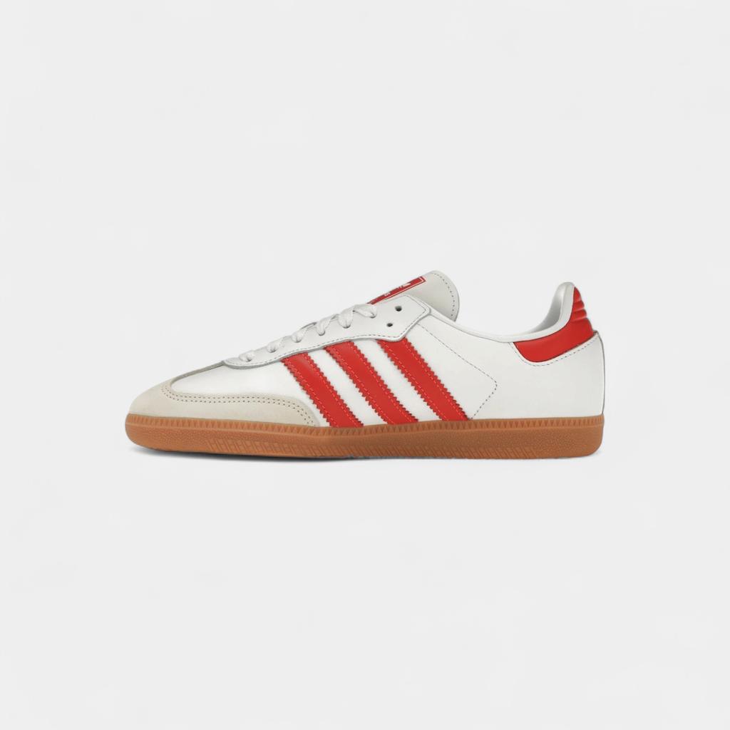 Adidas Samba OG White Solar Red Gum (Women's)