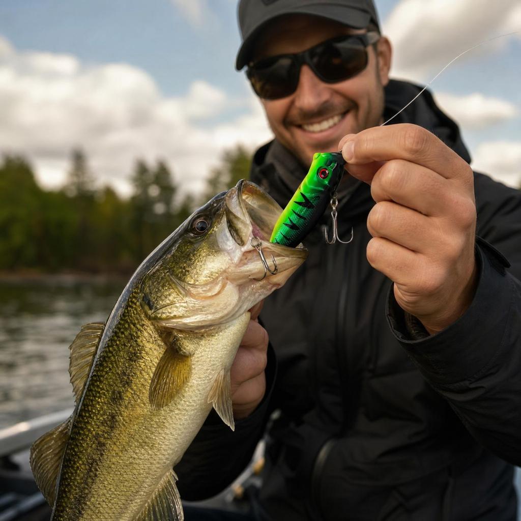 Complete Fishing Kit for Largemouth Smallmouth and Trout - Tackle Set with