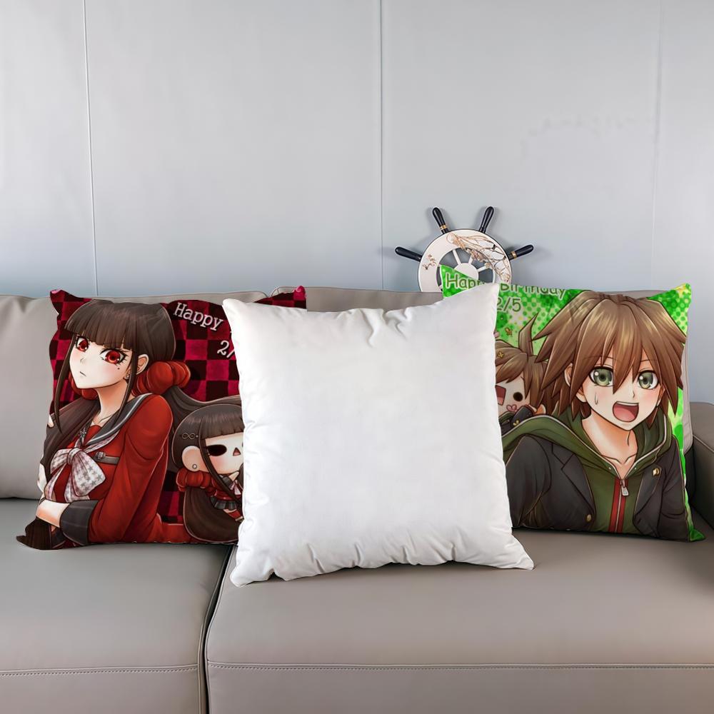 Pillow Case Luxurious Home Office, Sofa Decorative Multi Sized Car Seat Cushions, Pillowcases D-DanganronpaS Anime