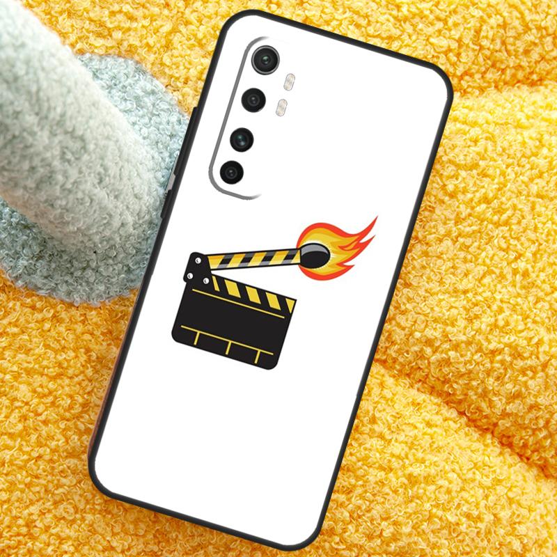 Cute Film Movie Maker Clapper Board Case For Xiaomi 13T 14T 15T 14 15 Ultra 17 Pro Max Cover For POCO F8 F7 X7 Pro F5 F6 X5 X6