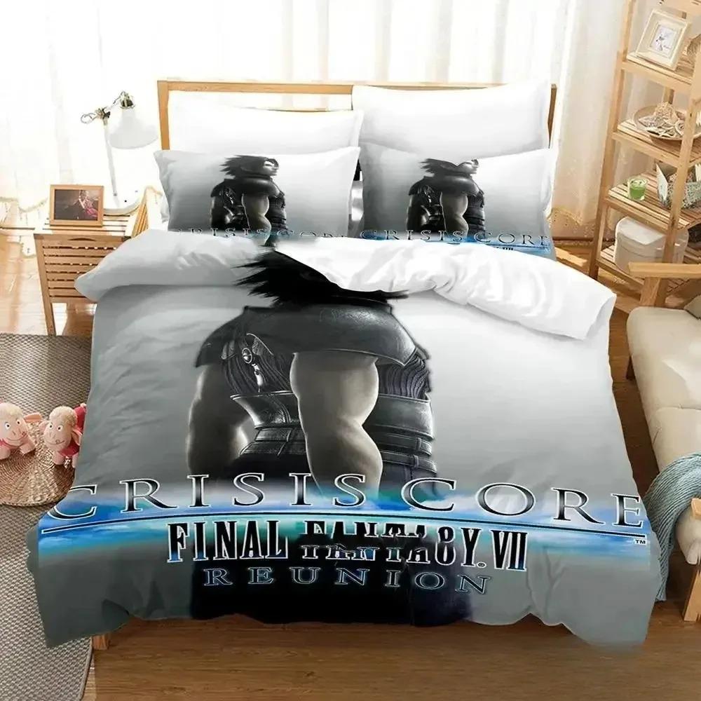 

Final Fantasy Bedding Set 3D Printed Suitable for Bedroom Duvet Cover Set With Pillowcases Kids Home Textile 70x133cm 3pcs