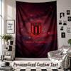 Wall Hanging Tapestry With Custom Name & Text, Stoke City FC Decorative Tapestry For Bedroom
