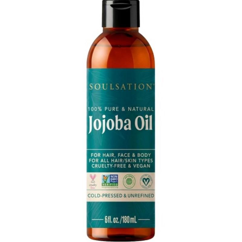 SOULATION Natural Cold-Pressed Unrefined Jojoba Oil 473.6ml, 1 pcs