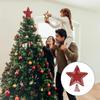 New Year 2025 Tree-Top Star Navidad Xmas Tree Ornament New Christmas Tree Topper