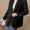Women's Spring Cropped Blazer Spring Autumn Casual Oversized Short Suit Jacket
