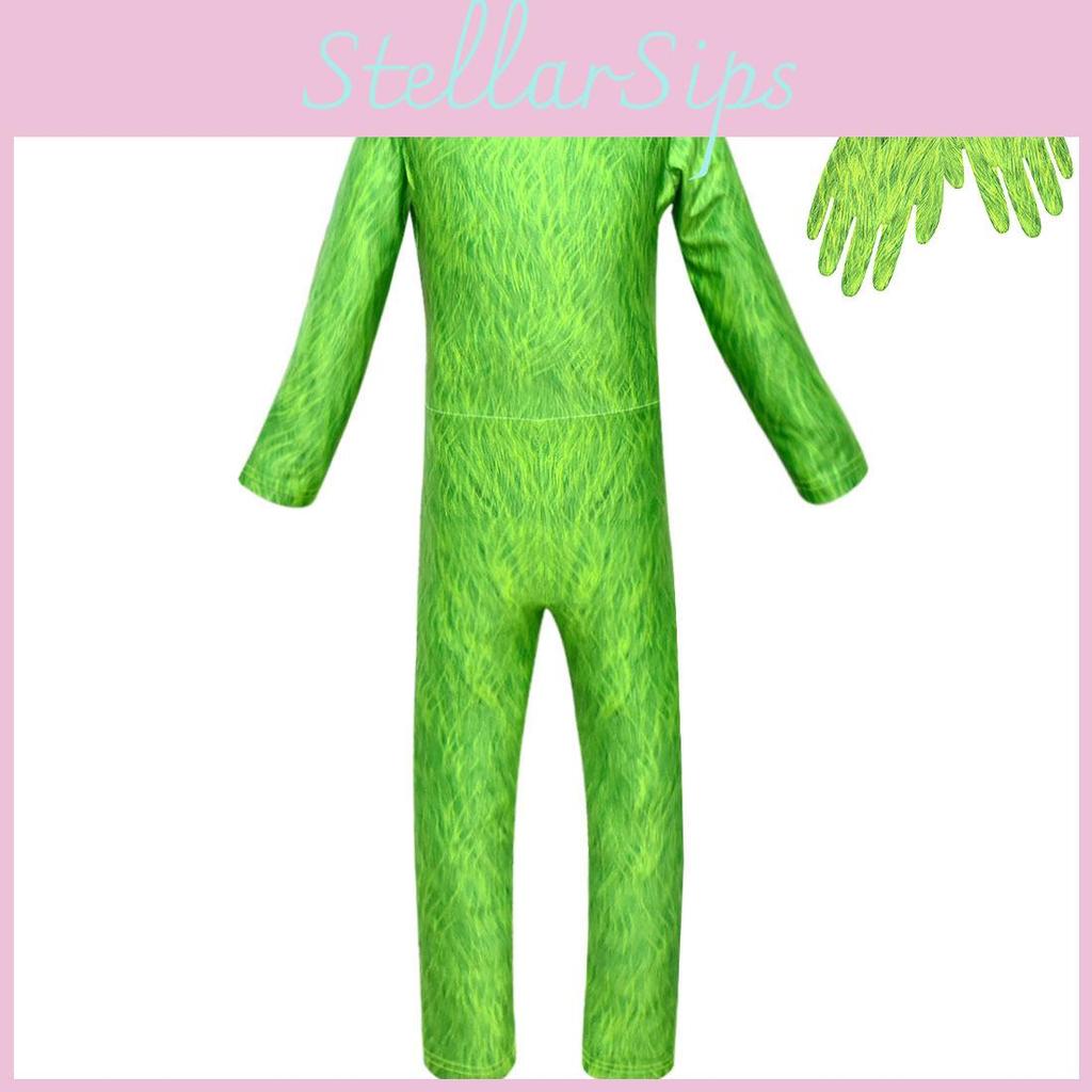 Comment le Grinch a volé Noël Combinaison pour enfants Costume de cosplay