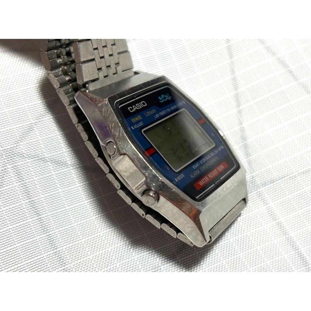 Used CASIO W-30 Swimmer 80's Casio Digital Watch Vintage