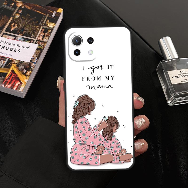 Mom Daughter Girl Son Dad Case For Xiaomi 14T 11T 12T 13T Pro 13 14 15 Ultra POCO X7 Pro X3 X5 X6 F5 F6 M6 Pro Cover