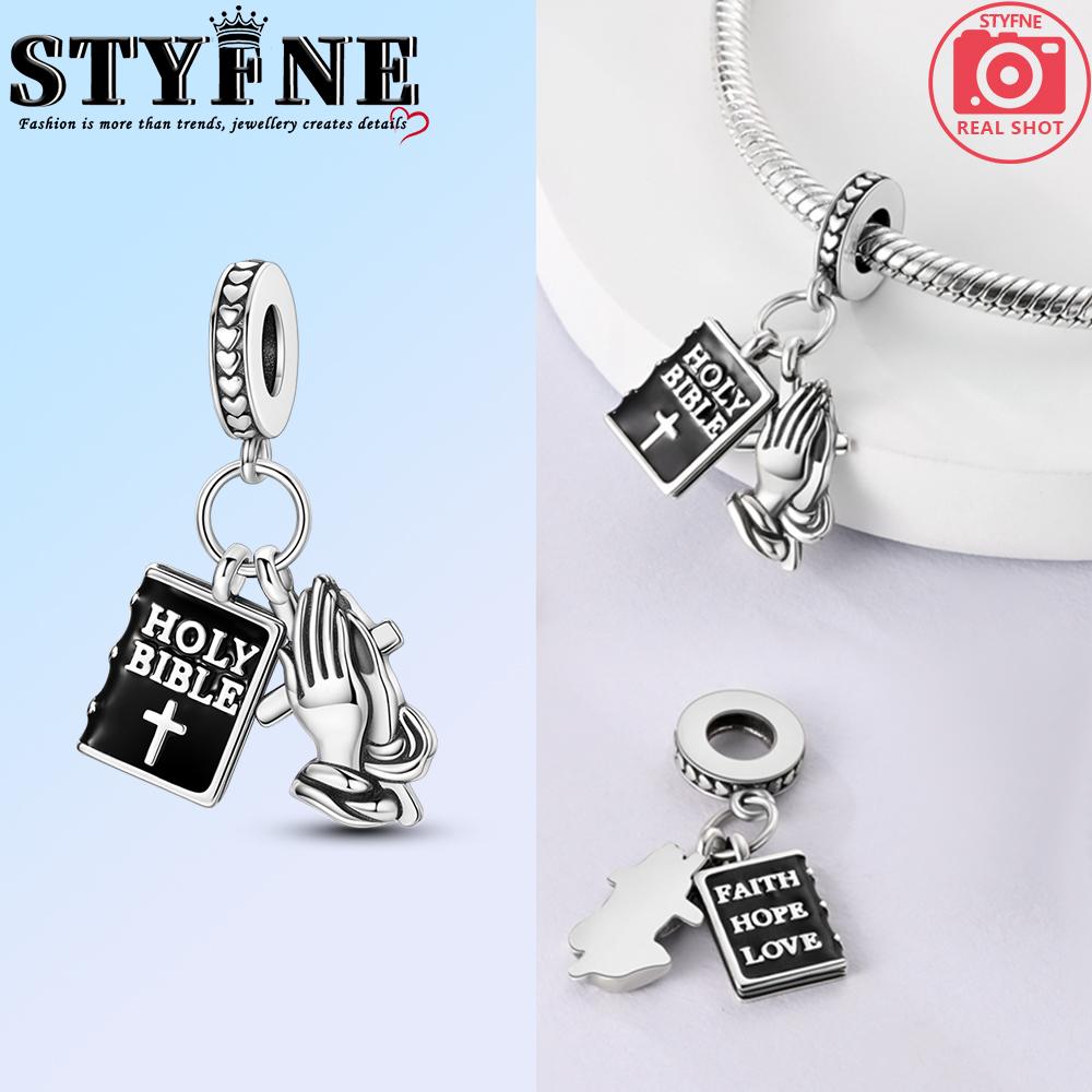 Classic Copper Holy Angel Cross Charms Beads Pendants For Women Fit Original Bracelets Diy Jewelry Gift