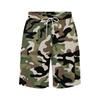 Men’s Plus Size Camouflage Cargo Shorts Lightweight Drawstring Waist Relaxed Fit Summer Beach Shorts with Multiple Pockets