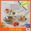 SAUTEN&Cladin 3 layer Stainless Steel IH mini frying pan 14cm 16cm 18cm