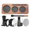 Coffee Tamper 58mm Coffee Powder Press Tamping Set Espresso Machine Tamper for Home Kitchen Cafe Bar Office Countertop