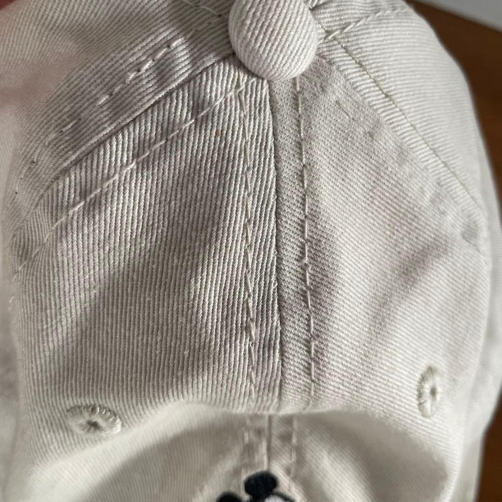 Used New Era Mickey Mouse Cap Off White