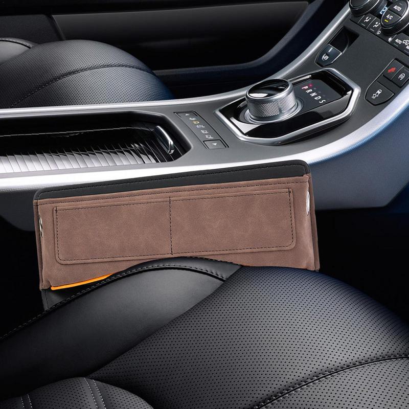Car Seat Crevice Storage Box Auto Seat Filler Storage Organizer Multi-Functional Car Interior Organizer For Storing Cards