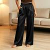 Women's Casual Loose Fit Paperbag Waist Wide Leg Long Pants for Everyday Wear