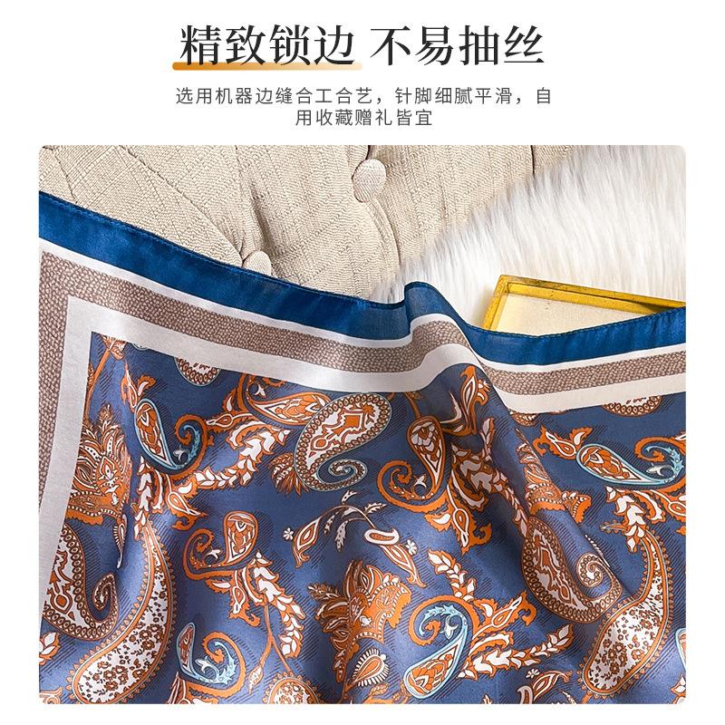 Neuer 100% Reine Echte Seide Schal Damen Hals Schals Wickeltücher Foulard Schals Pashmina Damen Hijab Bandana Poncho Quadratisches Tuch 68cm