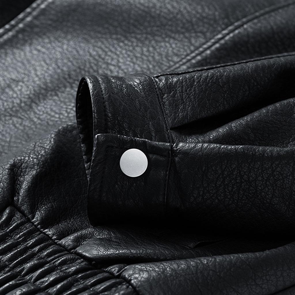 Men's Spring And Fall Stand Collar Long Sleeve Cardigan Jacket Men's Casual Fashion Coat Tops