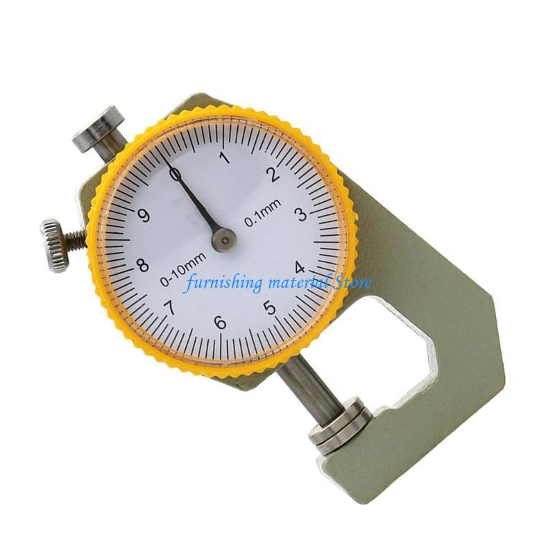 Y5GD Thickness Measurement Tool Dial Thickness Gauge Thickness Tester for Leather Cloth 0-10/0-20mm Thickness Gauge