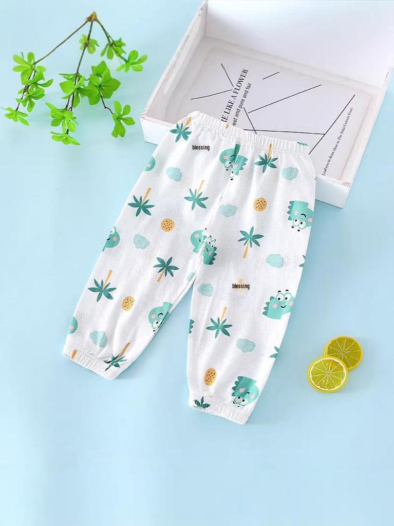 Infant Cotton Anti-Mosquito Summer Lantern Pants - Unisex