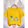 Cute Kawaii Children T Shirt Bluey Popular Print Summer Street Style Fashion Tops For Kids 3-14 Age