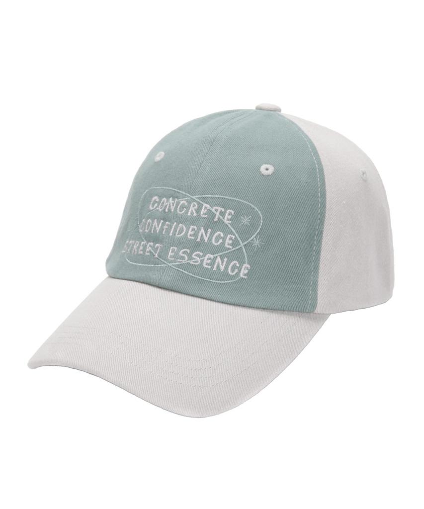 Beullaegsaenjeu Lettering Embroidery Color Block Ball Cap (4 Colors)