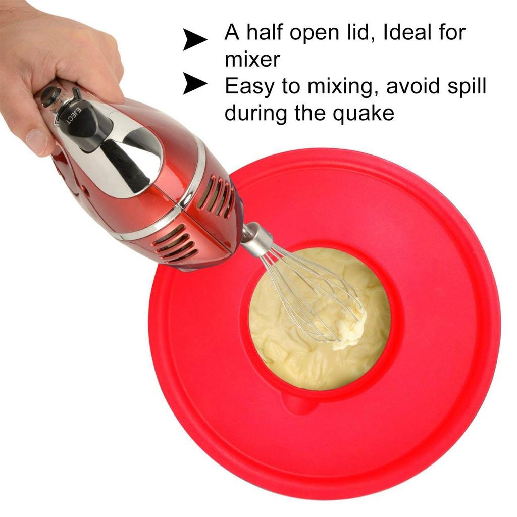 Stainless Steel Mixing Bowl Set with Graters, Lid and Non-slip Silicone Bottom, Multi-purpose Kitchen Prep Bowls for Baking Cooking Salad Dough Mixing