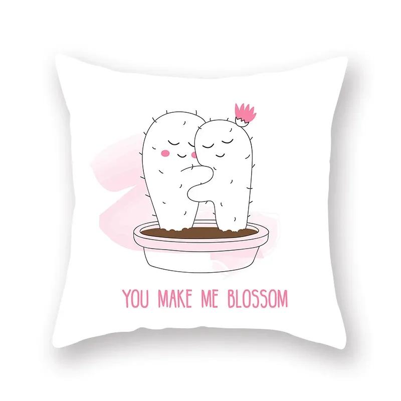 

Розовая Милая Подушка День Святого Валентина Декоративная Наволочка Подушка Чехол для Подушки Диван Автомобиль Домашний Декор 66x66cm бордовый