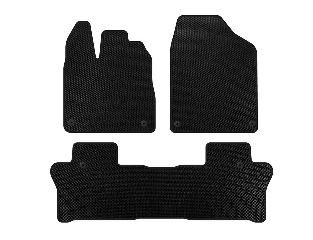 EVA Mats (2 Rows, Black) for Honda Pilot 2015-2022