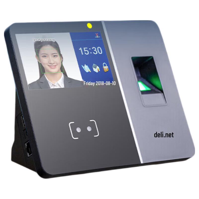 

Deli Smart Facial & Fingerprint Cloud WiFi Attendance System CN plug (adapter included)