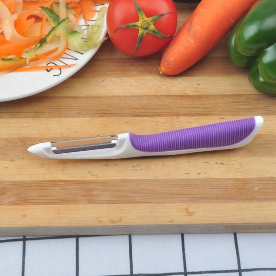 Vegetable Peeler Fruit Peeling Cutter Ergonomic Design Stainless Steel Carrot Potato Sharp Peeler for Restaurant
