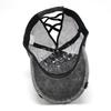 Washed Retro Light Version Elastic Band Cross Ponytail Baseball Net Cap Baseball Cap Cap One Piece