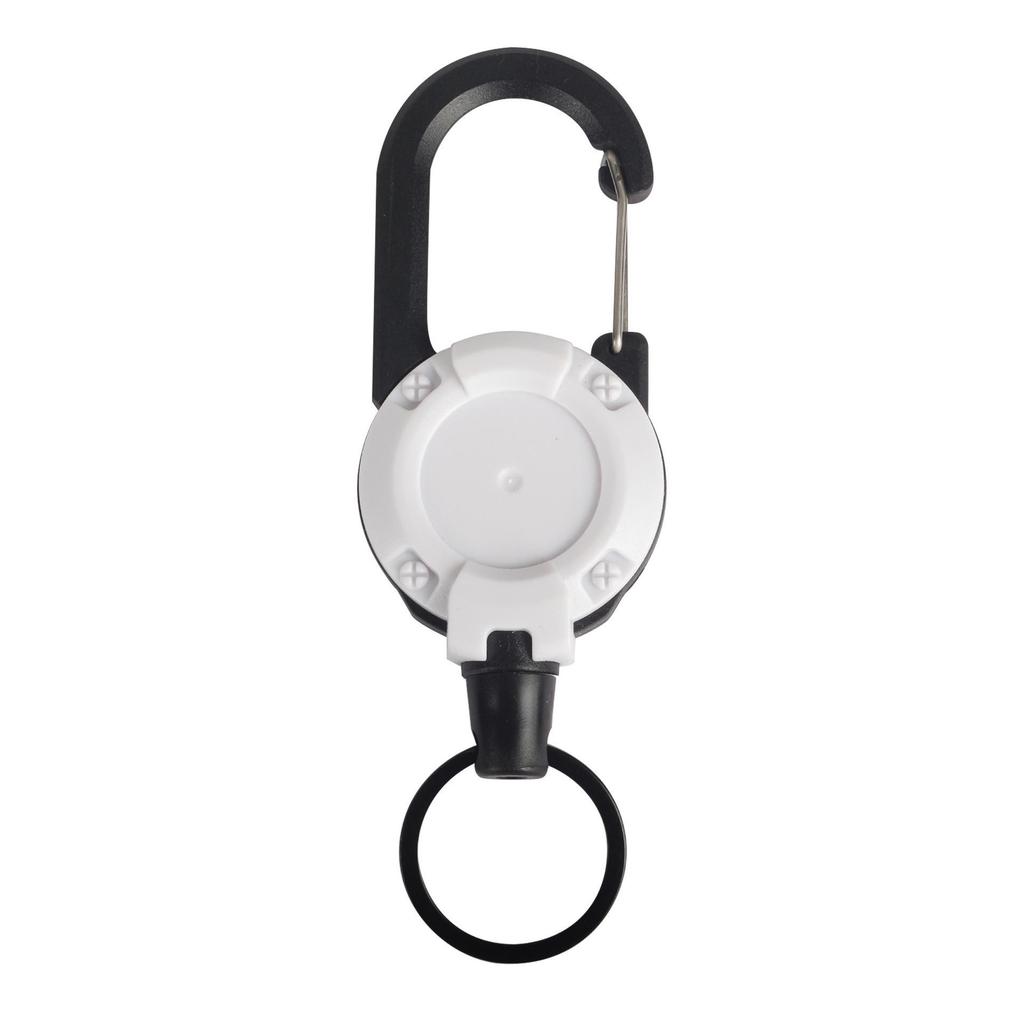 Outdoor Camping Tactical Easy-Pull Telescopic Keychain with Multi-Function Rebound Anti-Lost Wire Rope.